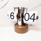Retro Mechanical Solid Wood Automatic Flip Clock，Make every moment more tasteful