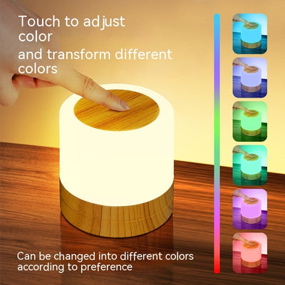 Seven-color Ambience LED Light ，Color-changing，touch-controlled and remote-controlled,  indoor and outdoor use, compact and elegant