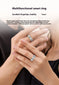 Smart multifunctional stylish ring, gesture-controlled camera for photos, monitors sleep, heart rate, and blood oxygen health