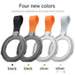 Magnetic Fastened Ring Bracket Creative Silicone Lanyard Type