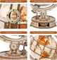 Rokr Luminous Globe 3D Wooden Hot Selling 180PCS Model Building Block Kits Toy