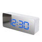 LED Digital Mirror Desktop Creativity Makeup Mirror Alarm Clock，Stylish and unique, making your room stand out