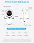 1080 P Smart Auto-Tracking Camera for Home Security