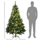 6ft Christmas Tree，Equipped with 250 built-in LED lights