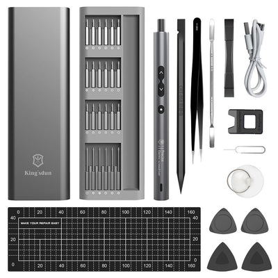 New Mini Combination Electric Screwdriver Set Tool，62 in 1,Electric and rechargeable，Suitable for phones, computers, cameras———anywhere you can use it