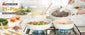 21 Piece Pots and Pans Set Non-Stick, Astercook Ceramic Cookware Set with Sensor Handles, Detachable design，Milky white