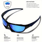 Polarized Sunglasses ， Cool and Colorful , suitable for all kinds of outdoor use to protect your eyes