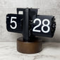 Retro Mechanical Solid Wood Automatic Flip Clock，Make every moment more tasteful
