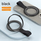 Magnetic Fastened Ring Bracket Creative Silicone Lanyard Type