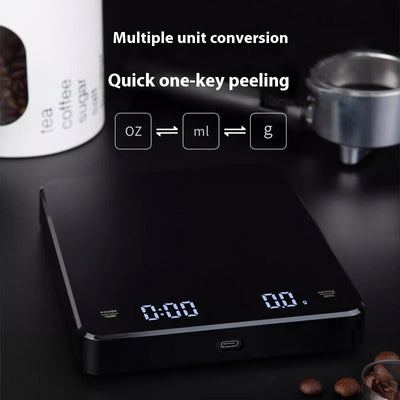 High-precision Coffee Scale and Timing ,Home Commercial Use